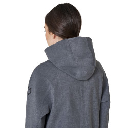 Softshell mujer largo en mezcla de lana con abertura trasera Equestro