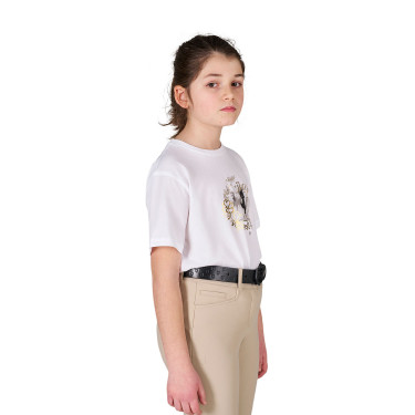 Camiseta niña Born To Be Wild de algodón Equestro niño Camiseta niña Born To Be Wild de algodón Equestro niño