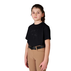 Camiseta niña Sporty & Chic de algodón Equestro niño