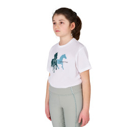 Camiseta infantil de algodón transpirable Equestro niño Camiseta infantil de algodón transpirable Equestro niño