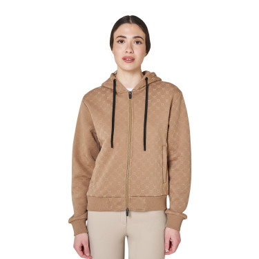 Sudadera de mujer con capucha monograma Equestro Sudadera de mujer con capucha monograma Equestro