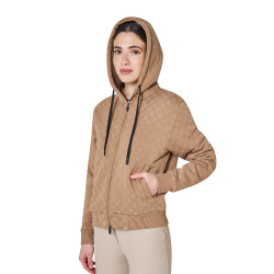 Sudadera de mujer con capucha monograma Equestro Sudadera de mujer con capucha monograma Equestro