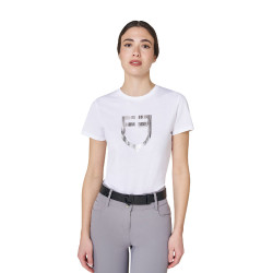 Camiseta mujer con logo en lámina Equestro