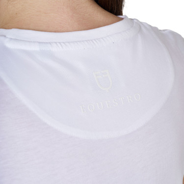 Camiseta mujer con logo en lámina Equestro