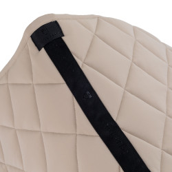 Mantilla de salto con acolchado de rombos y logo bordado Equestro Mantilla de salto con acolchado de rombos y logo bordado Equestro