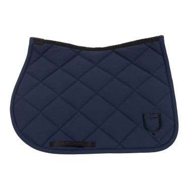 Mantilla de salto con acolchado de rombos y logo bordado Equestro