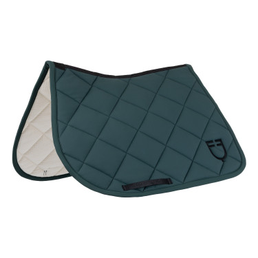 Mantilla de salto con acolchado de rombos y logo bordado Equestro