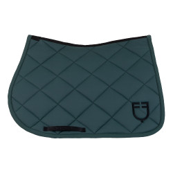 Mantilla de salto con acolchado de rombos y logo bordado Equestro