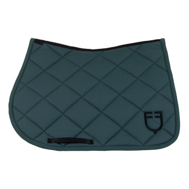 Mantilla de salto con acolchado de rombos y logo bordado Equestro