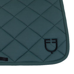 Mantilla de salto con acolchado de rombos y logo bordado Equestro