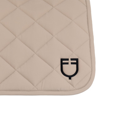 Manta de doma con acolchado de rombos y logo bordado Equestro