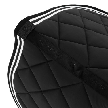 Salvapolvo de salto Double Stripes en tejido técnico Equestro Negro