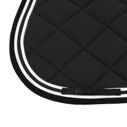 Salvapolvo de salto Double Stripes en tejido técnico Equestro Negro