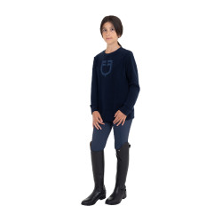 Sudadera unisex para niños de cuello redondo de forro polar Equestro