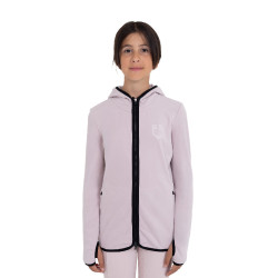 Sudadera infantil unisex de polar con cremallera Equestro