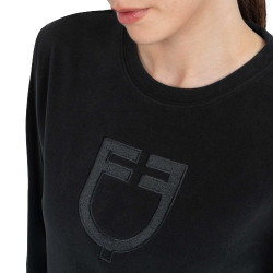 Sudadera de mujer de cuello redondo de forro polar Equestro
