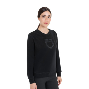 Sudadera de mujer de cuello redondo de forro polar Equestro
