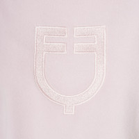 Sudadera de mujer de cuello redondo de forro polar Equestro Violeta afieltrado