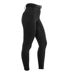 Leggings de mujer de cintura alta con trabillas y strass Equestro