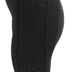 Leggings de mujer de cintura alta con trabillas y strass Equestro