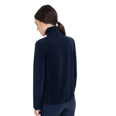 Sudadera de mujer de cuello alto de forro polar con cremallera 3/4 Equestro