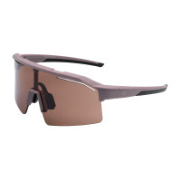 Gafas de sol deportivas polarizadas modelo Soleil Equestro Negro mate / revo dorado Amarillo