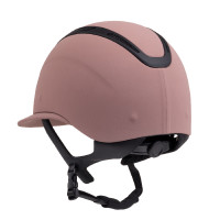 Gorra Apocalypse mujer calota revestida en tejido homologación Astm F1163-23 Equestro Asta Beige