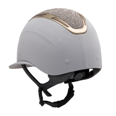 Casco Apocalypse para mujer con calota revestida y strass homologación Astm F1163-23 Equestro