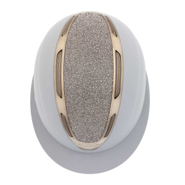 Casco Apocalypse para mujer con calota revestida y strass homologación Astm F1163-23 Equestro