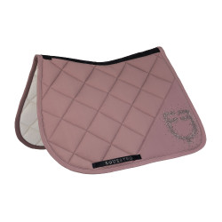 Manta de salto con logotipo de strass Equestro Asta Beige