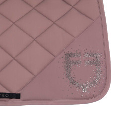 Manta de salto con logotipo de strass Equestro Asta Beige