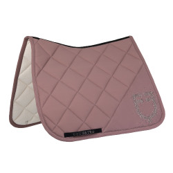 Almohadilla de doma Equestro con logo de strass Asta Beige