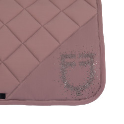 Almohadilla de doma Equestro con logo de strass Asta Beige
