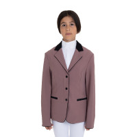 Chaqueta infantil unisex de concurso con cremallera y botones Asta Beige