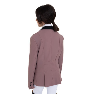 Chaqueta infantil unisex de concurso con cremallera y botones Asta Beige