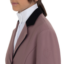 Chaqueta infantil unisex de concurso con cremallera y botones Asta Beige