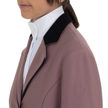 Chaqueta infantil unisex de concurso con cremallera y botones Asta Beige