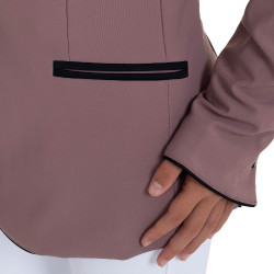 Chaqueta infantil unisex de concurso con cremallera y botones Asta Beige