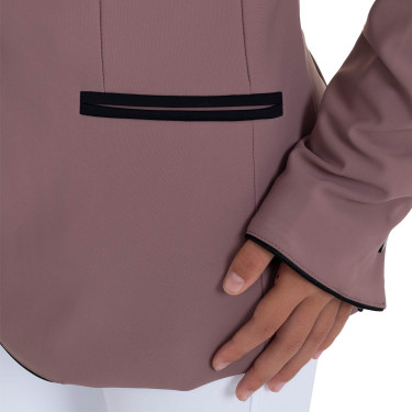 Chaqueta infantil unisex de concurso con cremallera y botones Asta Beige