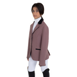 Chaqueta infantil unisex de concurso con cremallera y botones Asta Beige