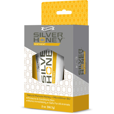Crema cicatrizante equina con miel y plata