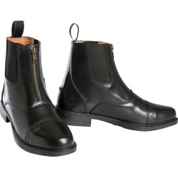 Botines Equi-Theme Zip cuero para jinetes