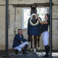 Chaqueta de concurso Equi-Theme Dublin Azul marino