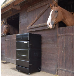 Baúl vertical con ruedas La Gée Negro