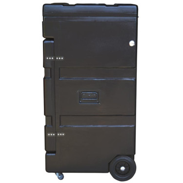 Baúl vertical con ruedas La Gée Negro