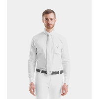Diseño Camisa de concurso de equitación de manga larga para hombre Horse Pilot
