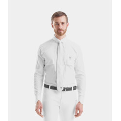 Diseño Camisa de concurso de equitación de manga larga para hombre Horse Pilot