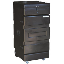 Baúl vertical con ruedas La Gée Negro