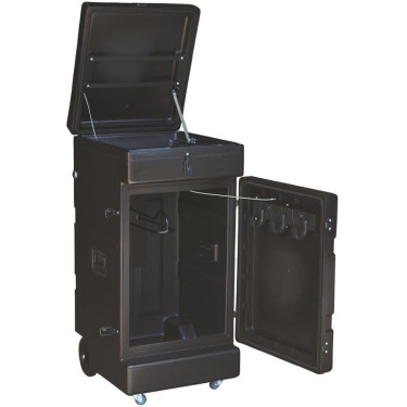 Baúl vertical con ruedas La Gée Negro