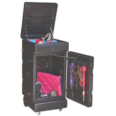 Baúl vertical con ruedas La Gée Negro